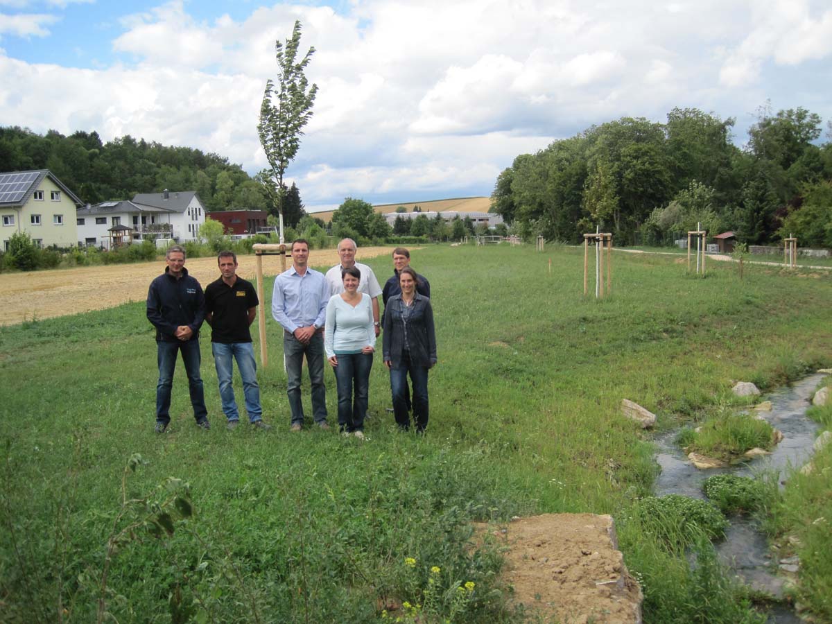 Maßnahme zum Hochwasserschutz am Rosenbach fertig gestellt