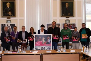 Pressekonferenz_Karl-Heinz Malzer, Hans-Peter Safranek, Peter Riedl, Andrea Sitzler, Cornelia Petzold-Schick, Carsten Ramm, Armin Herberger, Judith Kriebel, Klaus Biber_Foto BLB