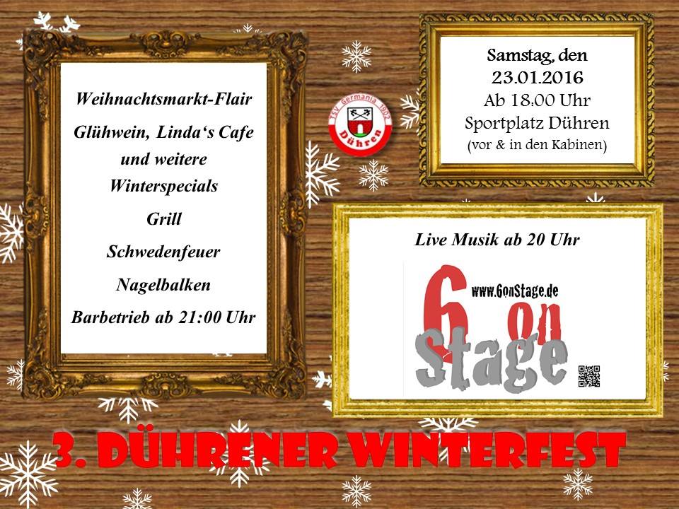 3. Dührener Winterfest 2016