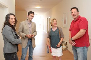 Tanja Grether, Hermino Katzenstein, Heidrun Fritsch und Dirk Hartkopf