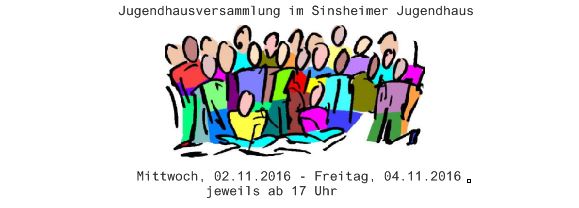 Jugendhausversammlung in Sinsheim