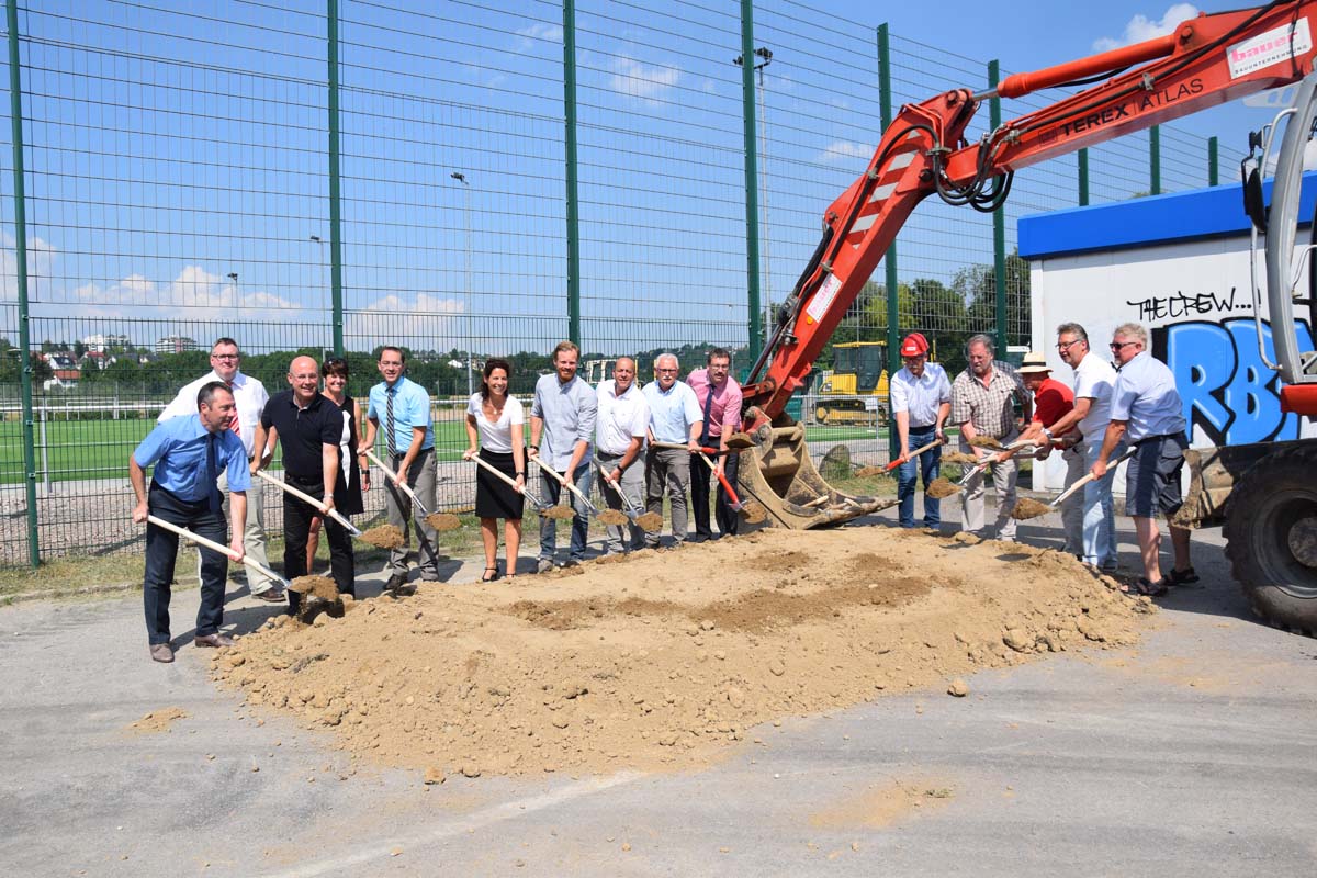Umbau des Sportparks Sinsheim geht voran