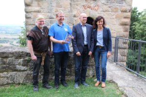 Fledermäuse auf Burg Steinsberg - Tore, Milo und Lars