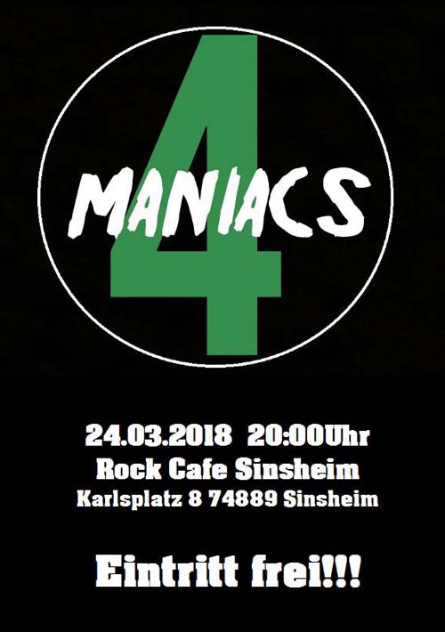 4Maniacs + The Prinz Connection Live