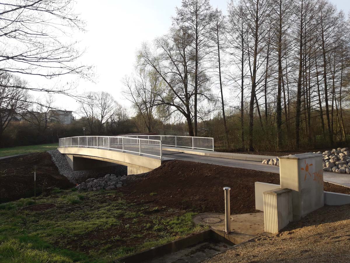 Rückbau des Bahnübergangs am Wirtschaftsweg und Neubau der Ersatzbrücke über die Elsenz im Bereich der Schindwaldstraße
