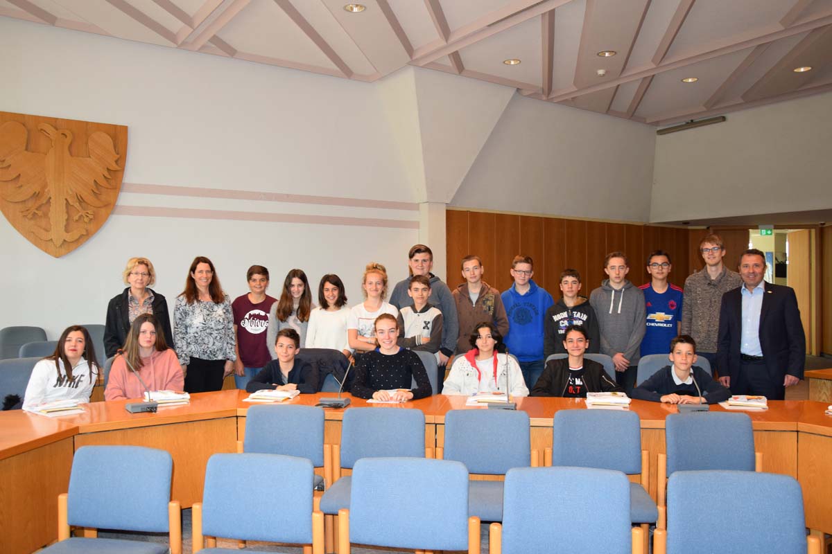 Schüler aus Longué zu Gast in Sinsheim