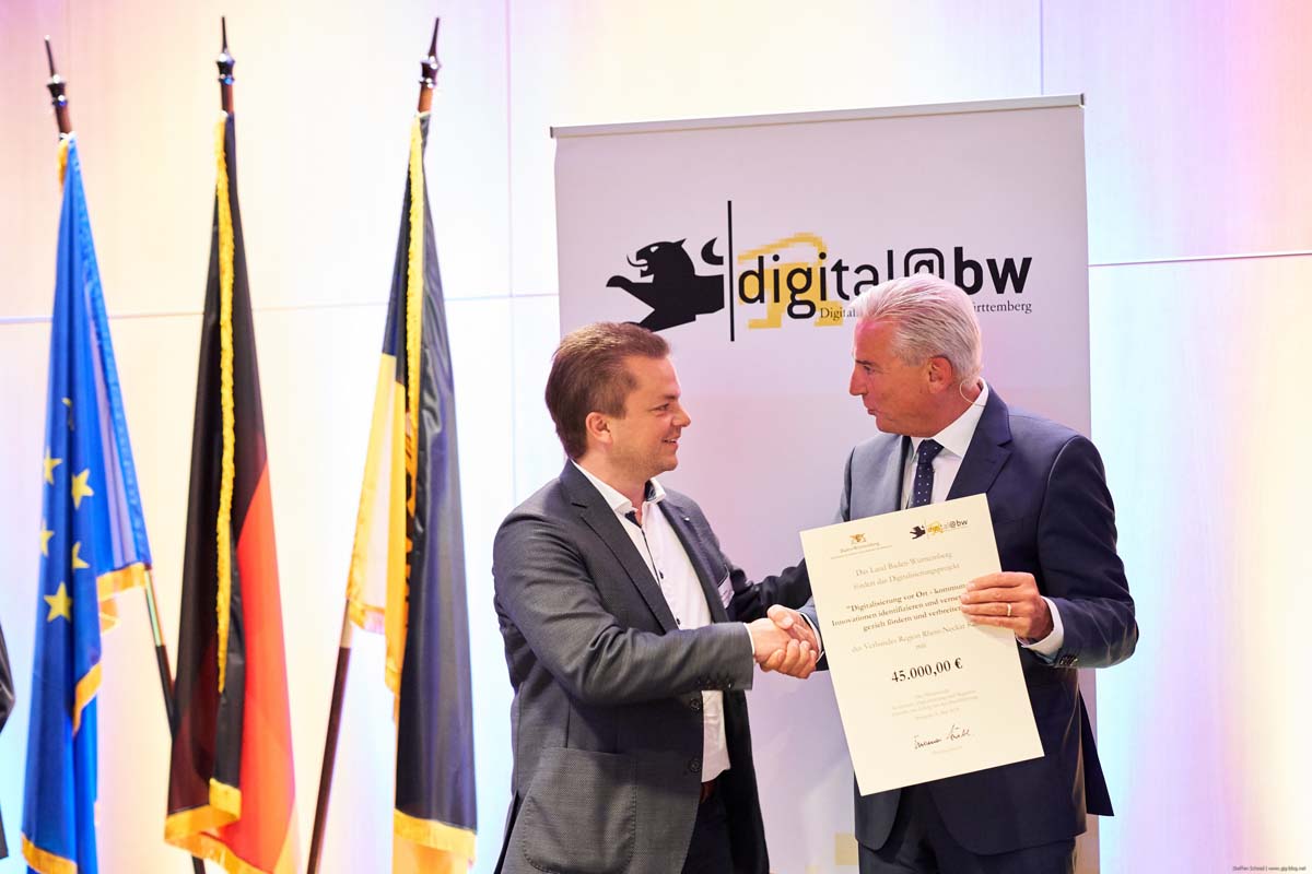 Metropolregion Rhein-Neckar überzeugt beim Wettbewerb „Digitale Zukunftskommune@bw“