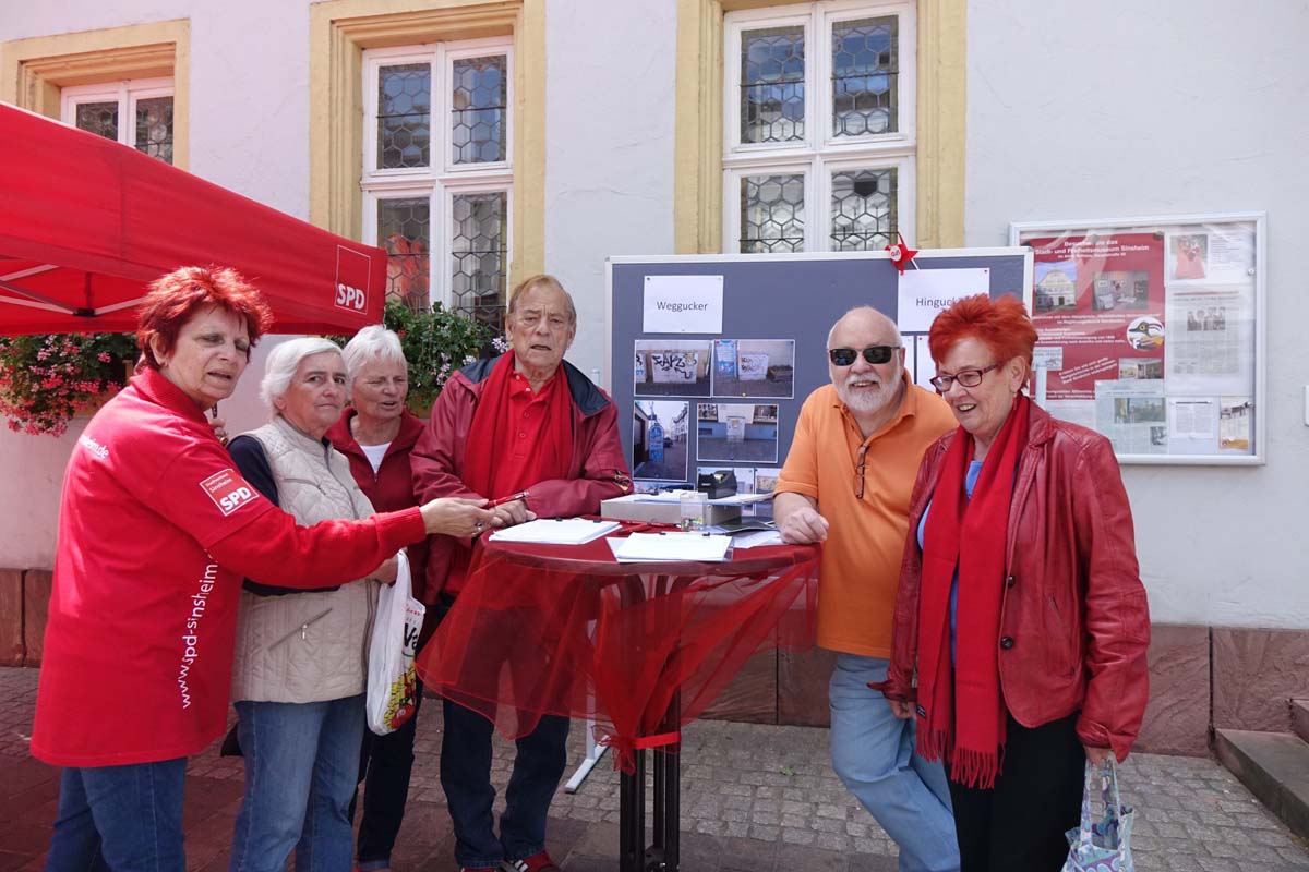 Unterschriftenaktionen SPD Sinsheim