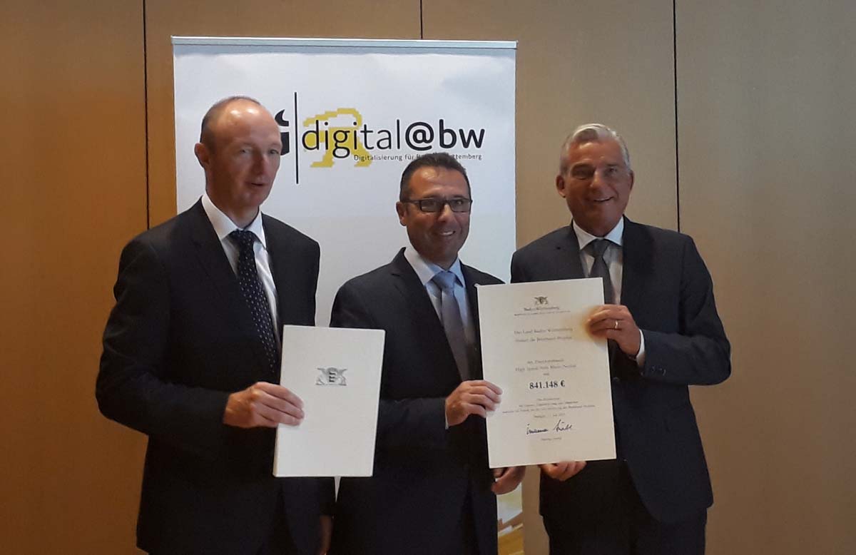 Förderbescheid Breitbandausbau