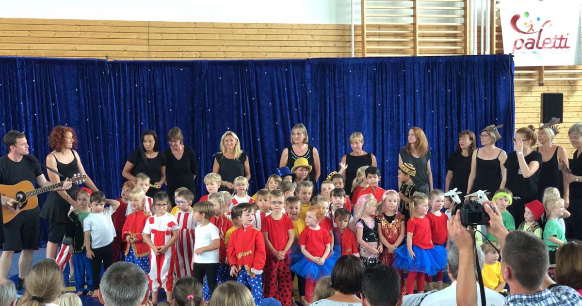 Zirkusprojekt im Städtischen Kindergarten Vogelnest in Hoffenheim