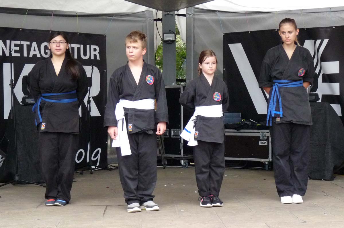 Viet Vo Dao zeigt Technik Vielfalt beim Dühremer Dorffest