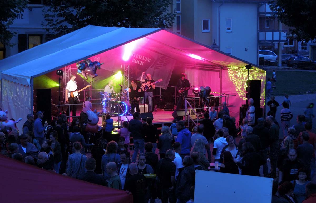 Rock-Festival auf dem Epfenbacher Markttag