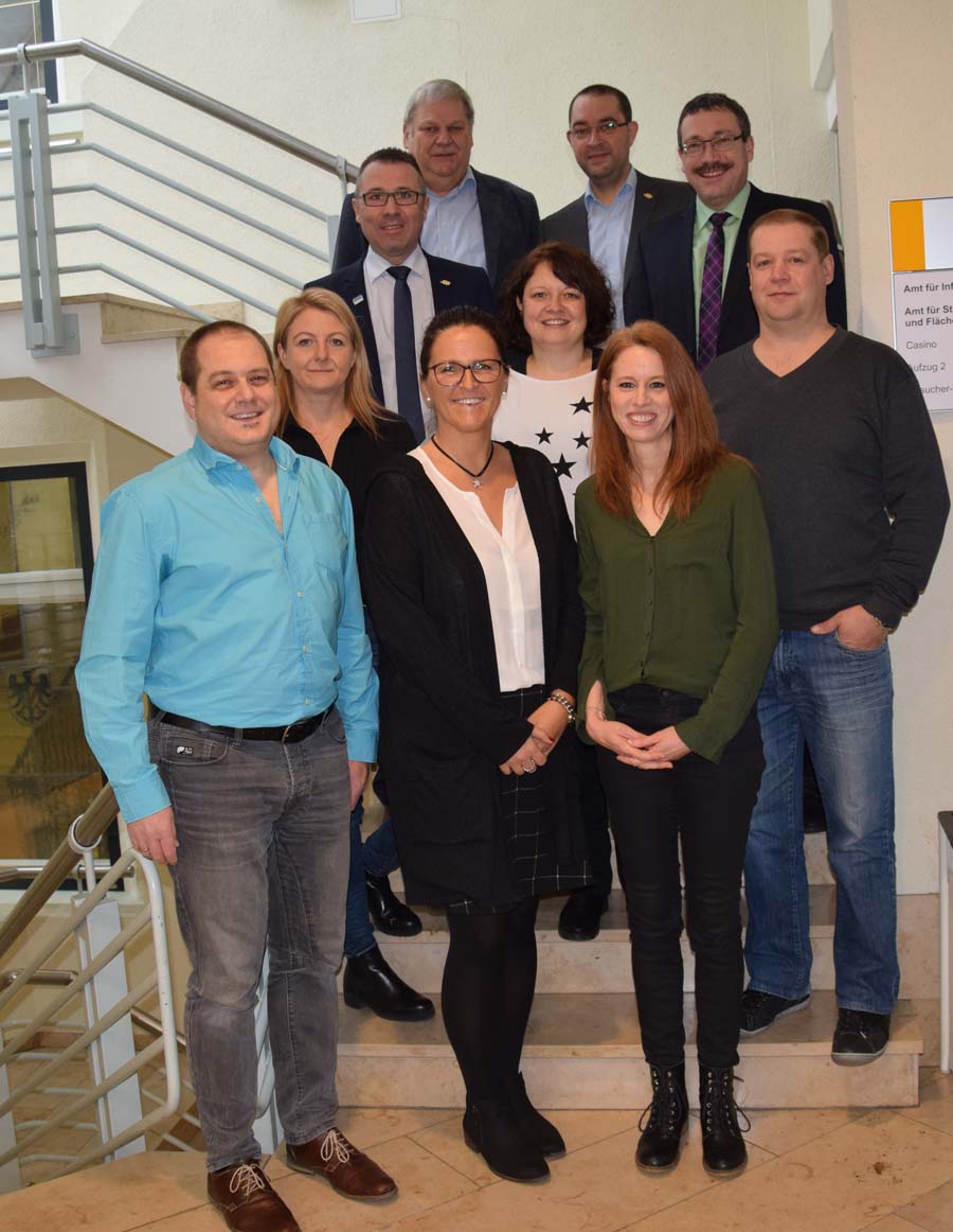 Feier der Dienstjubiläen im Rathaus Sinsheim