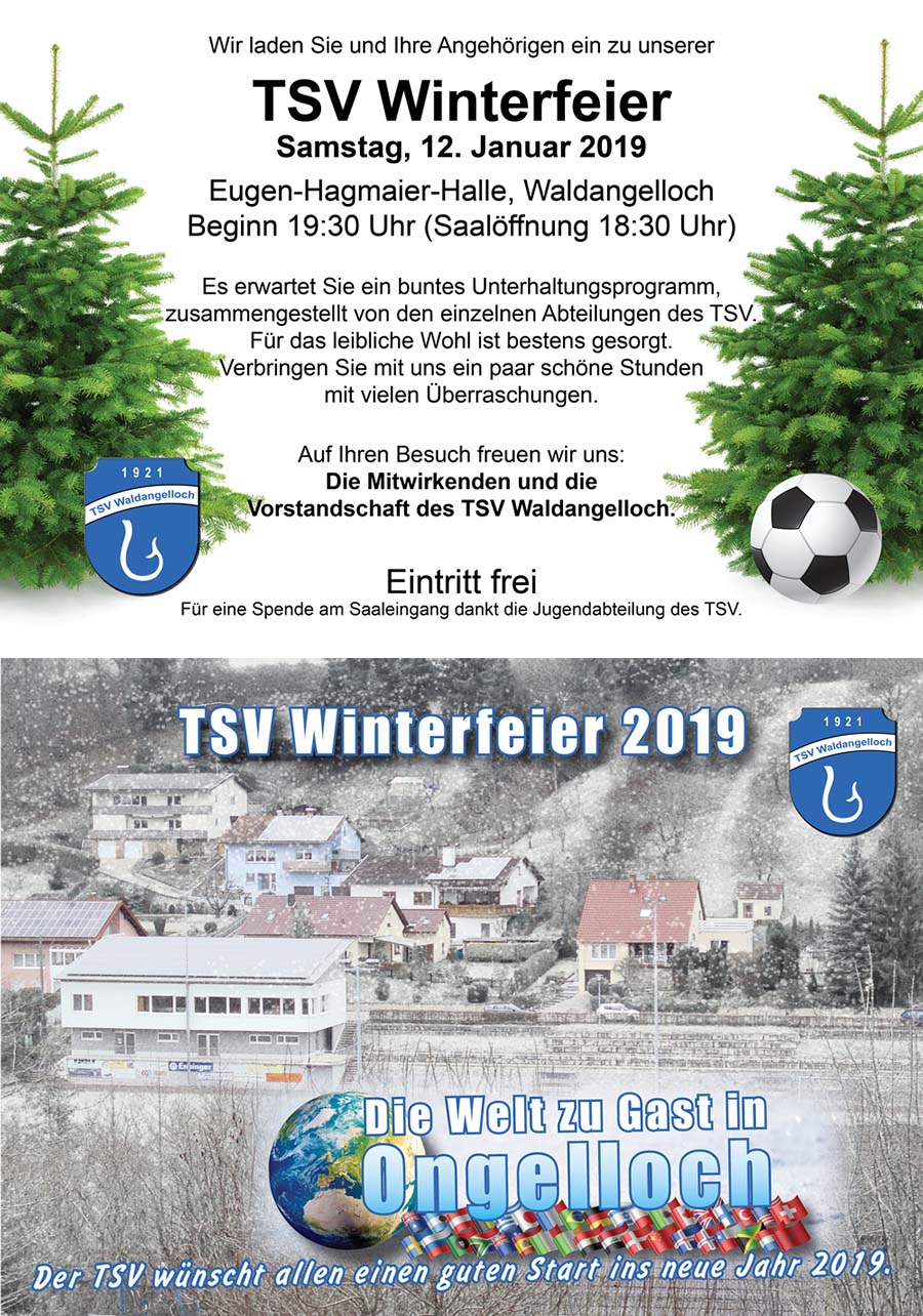 Winterfeier TSV Waldangelloch