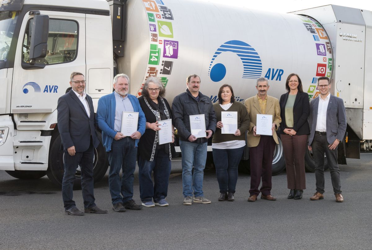 AVR Kommunal ehrt langjährige Jubilare