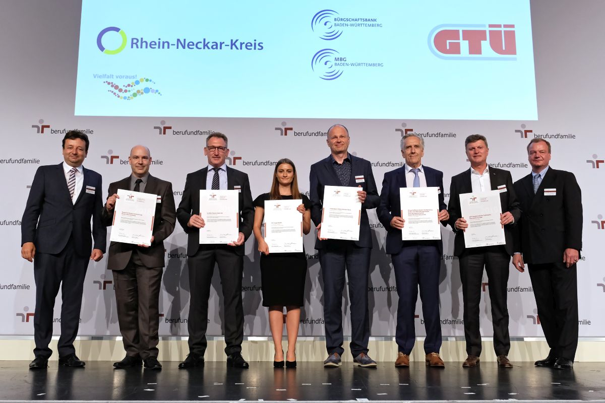 Beruf und Familie Zertifikatsverleihung 2019