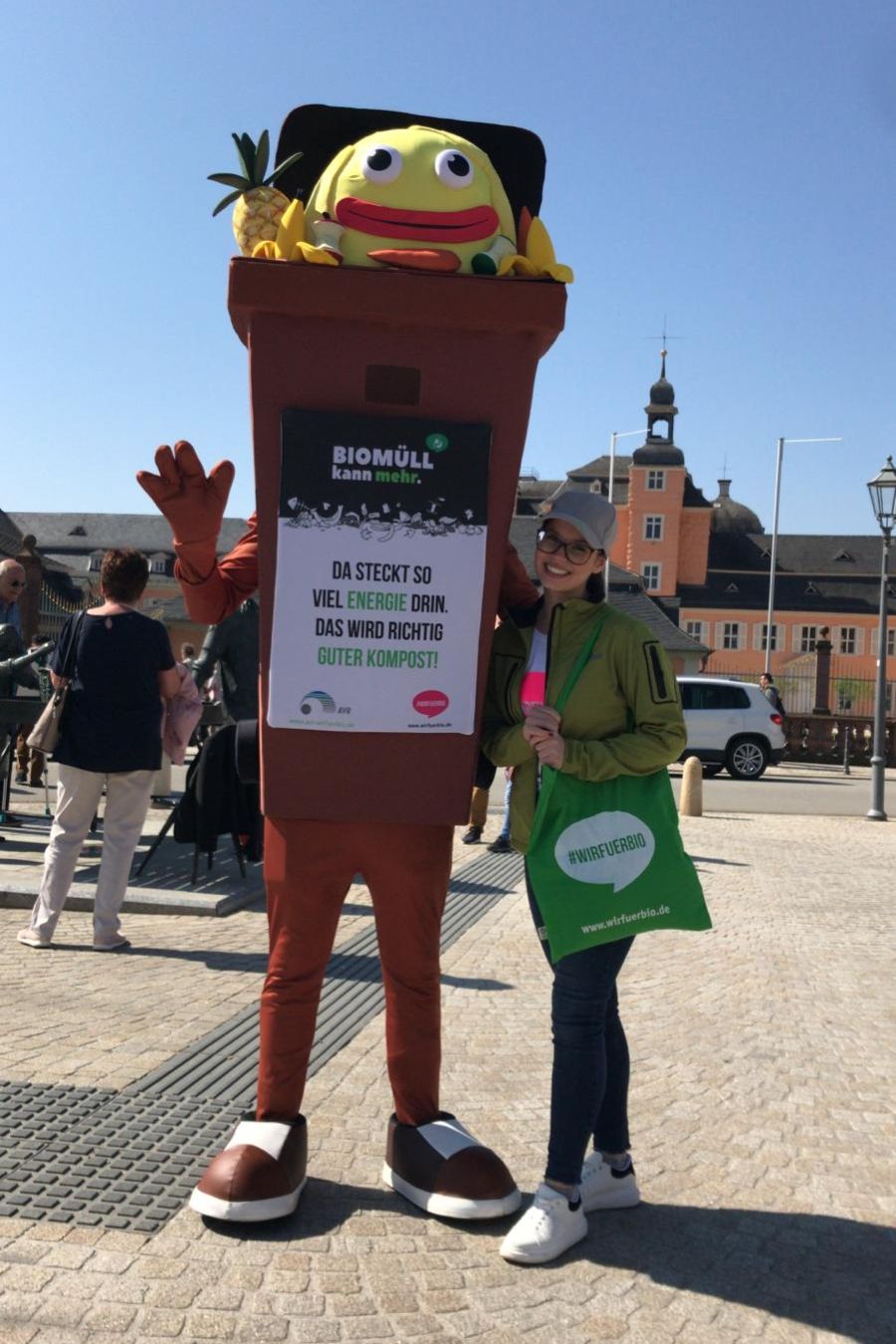 Kein Plastik in die Biotonne