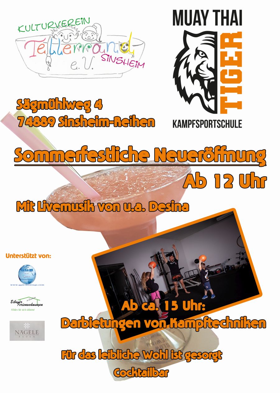 Sommerfest Kulturverein Tellerrand und Kampfsportschule Tiger Muay Thai