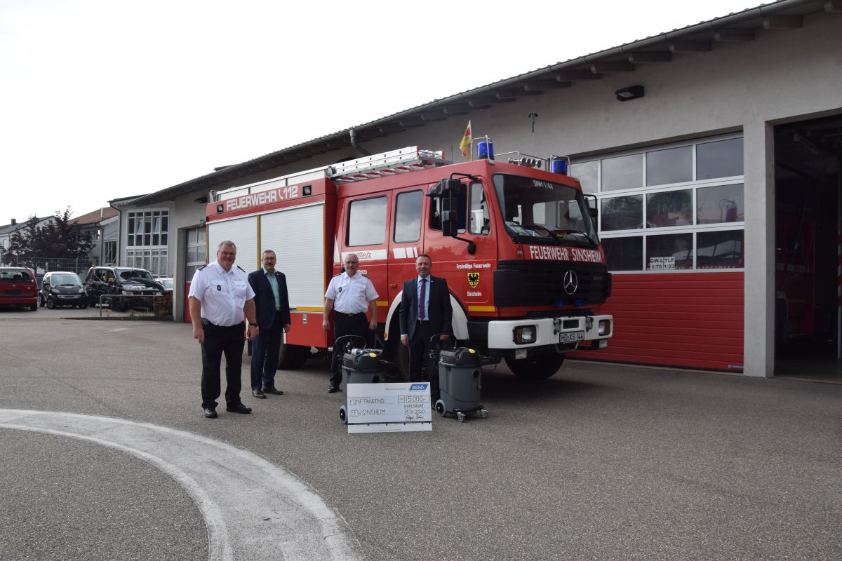 03.08.2020 – Neue Wassersauger Feuerwehr Sinsheim