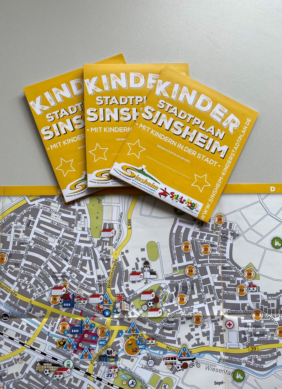 Aktualisierte Neuauflage des Kinderstadtplans