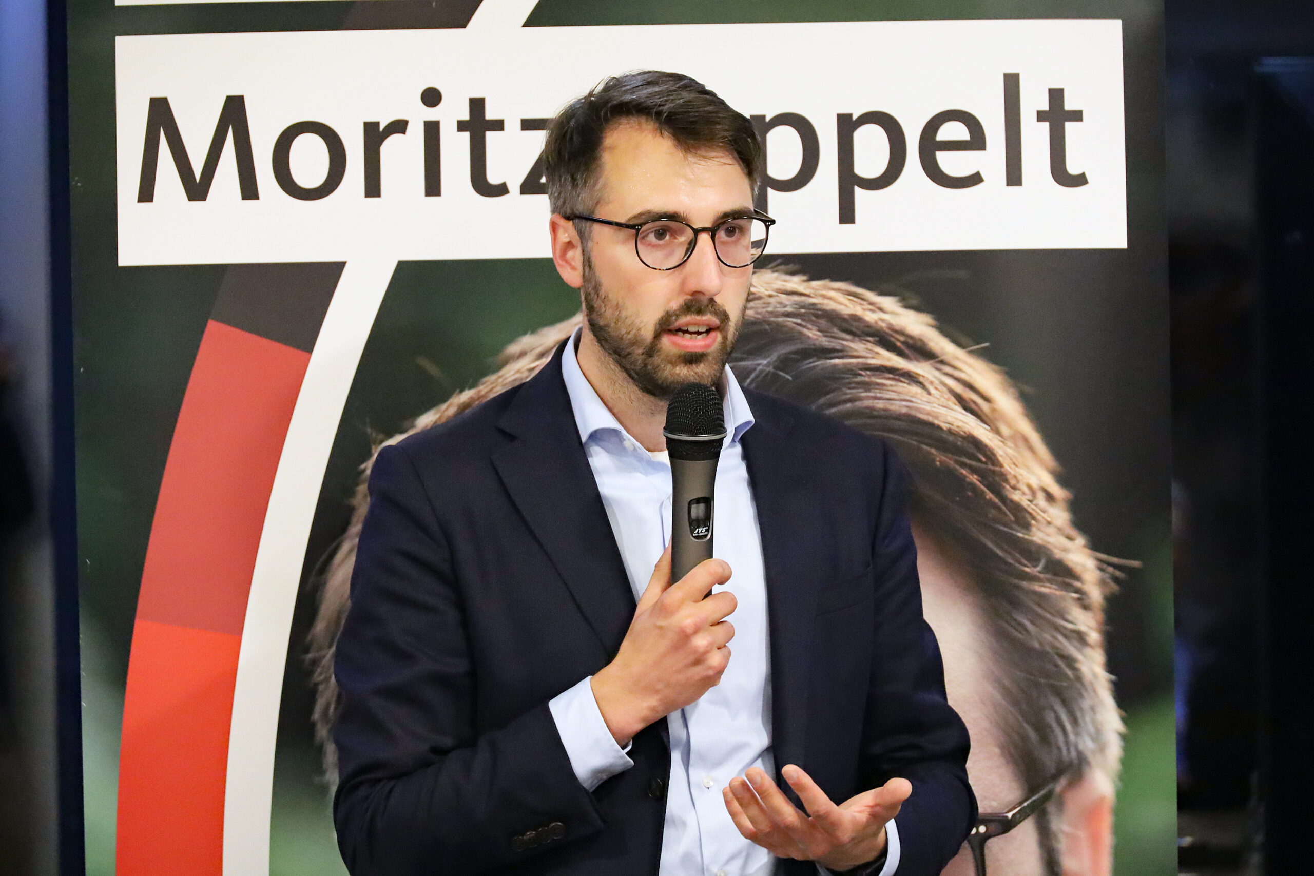 Vollgas geben für das Direktmandat: CDU-Bundestagskandidat Moritz Oppelt zu Wahlkampf-Endspurt in Sinsheim