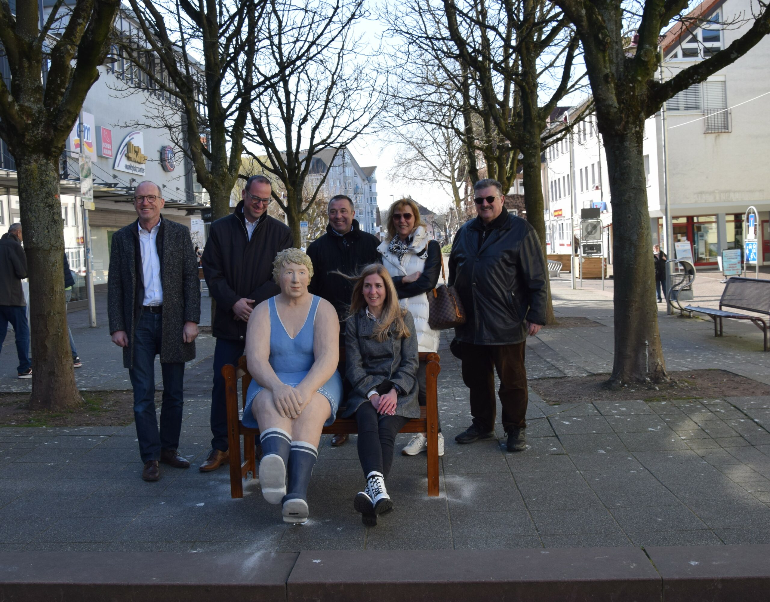 Alltagsmenschen bringen Farbe in die Stadt