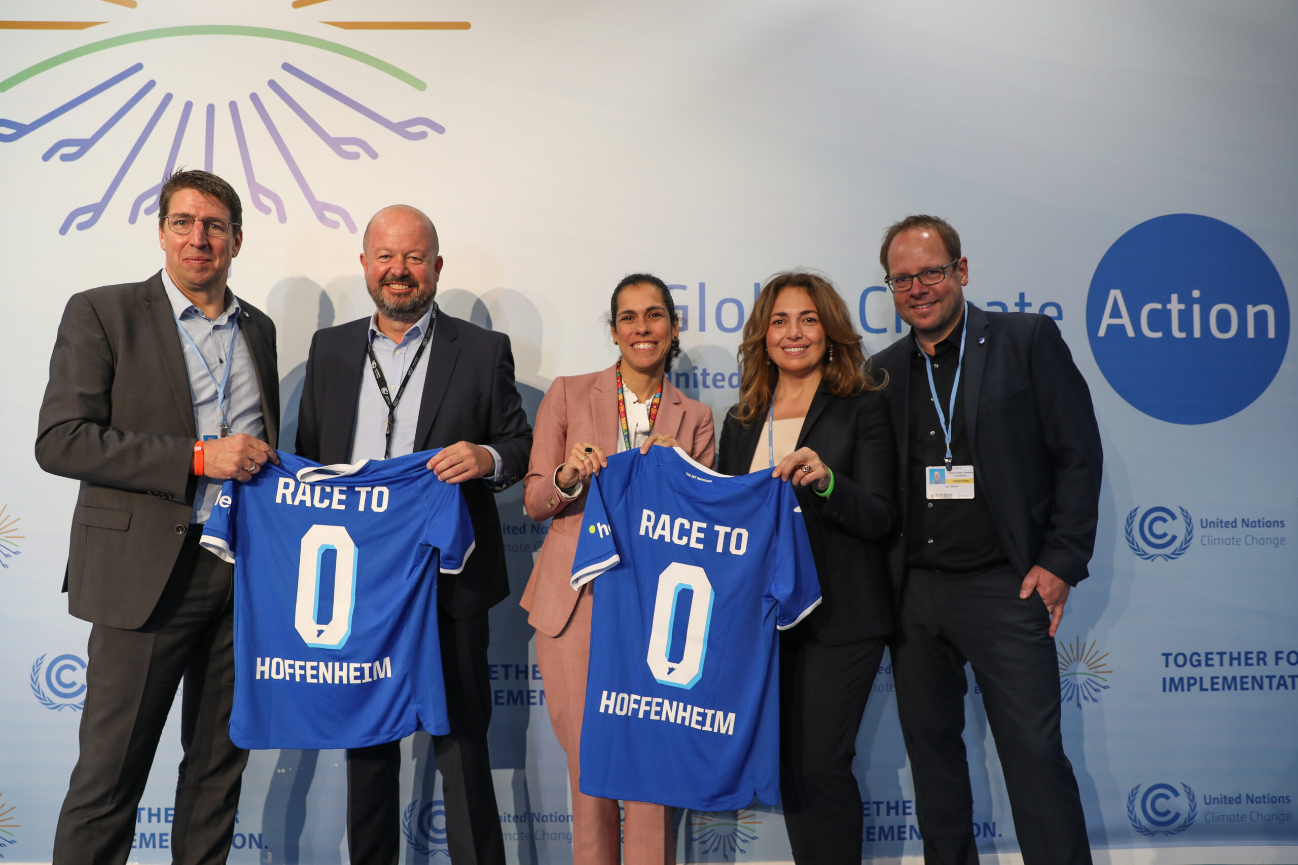 TSG Hoffenheim bekennt sich zum “Race to Zero“ der Vereinten Nationen