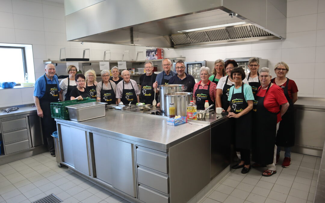 Ausgelassene Stimmung und gutes Essen