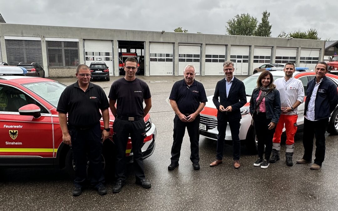 Lars Castellucci vor Ort in Sinsheim