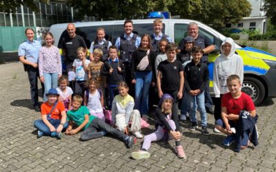 Kinderferienspaß beim Polizeirevier Sinsheim
