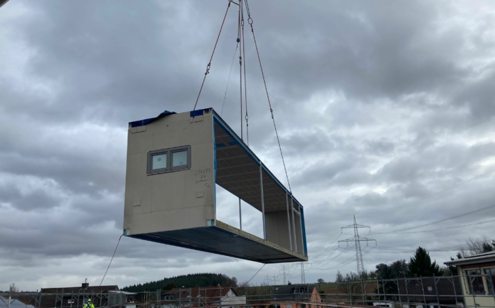 Module für den Kindergarten Hilsbach/Weiler aufgestellt