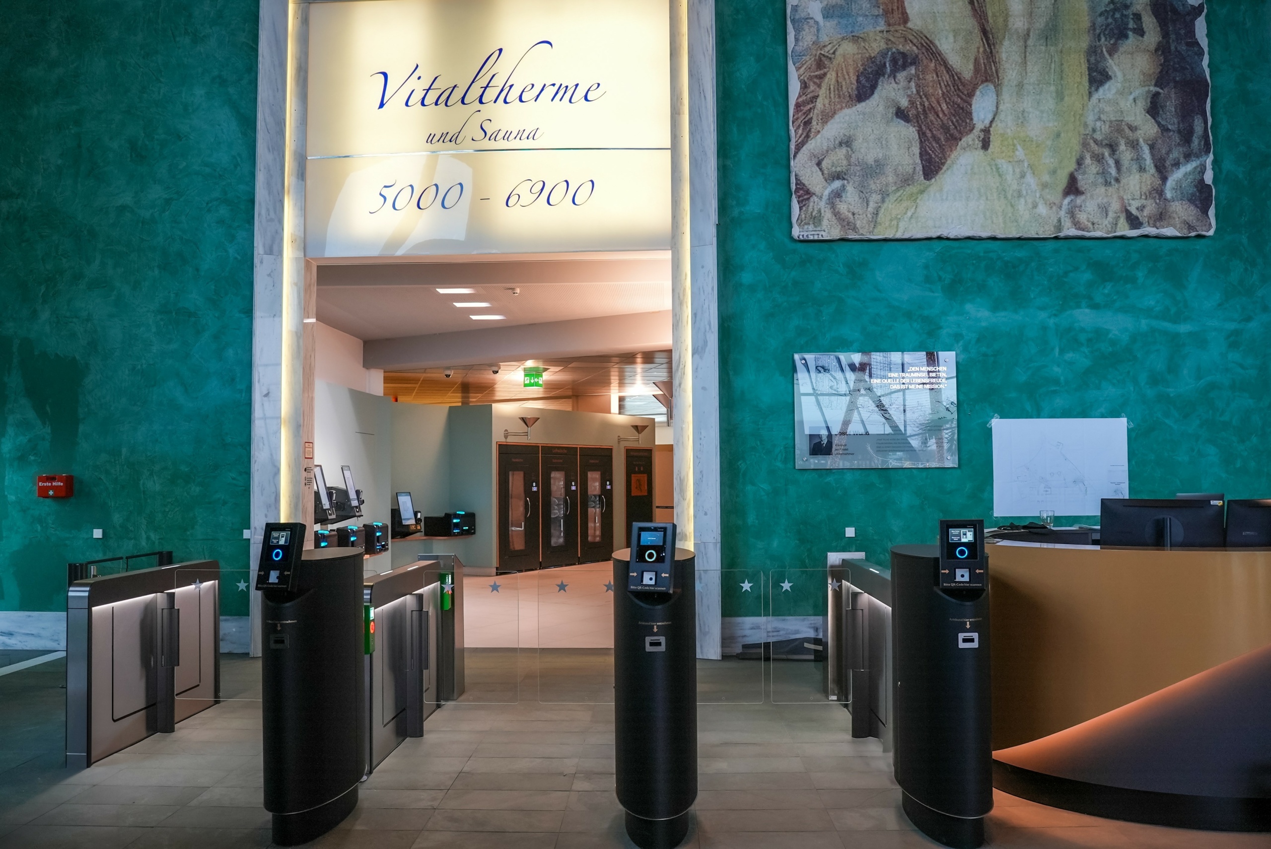 Neuer Schnell-Check-In für Saunagäste