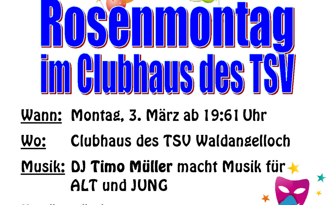 Fastnachtsabend in Waldangelloch