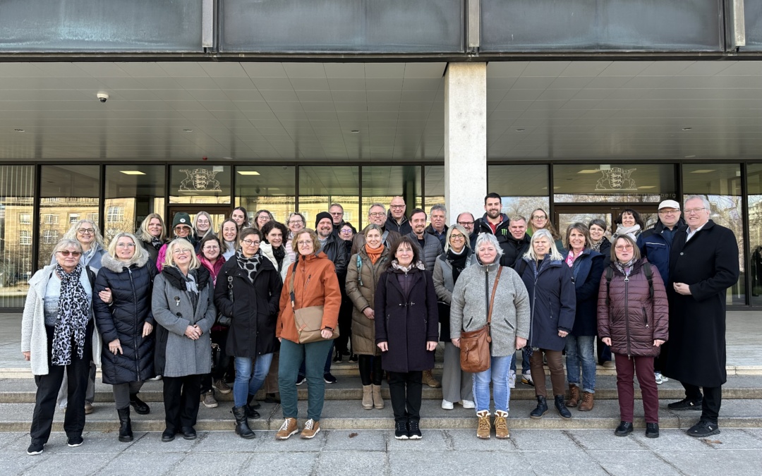 Besuch des Landtags durch Finanzamt Sinsheim