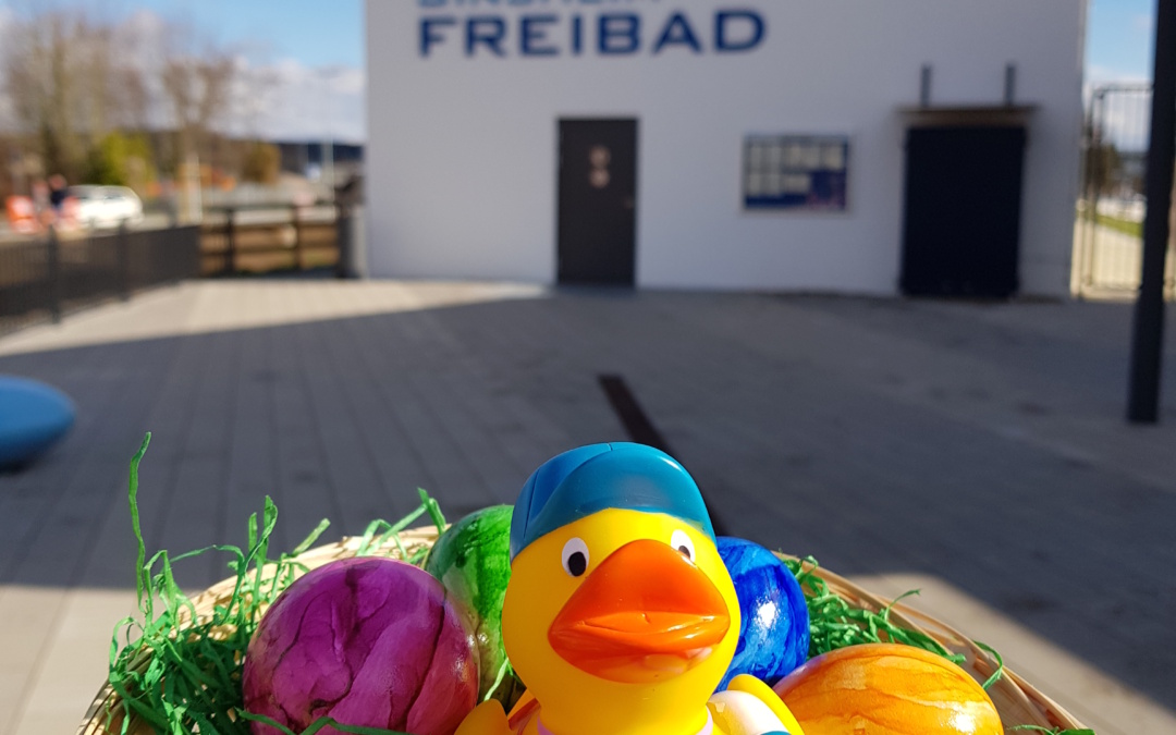 Ostereiersuche und Technikführungen im Freibad Sinsheim