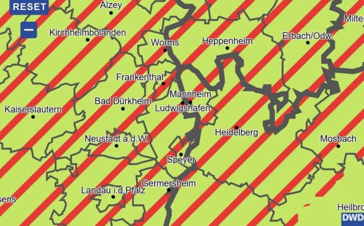 Unwetterwarnung für die Region: Heftige Gewitter am Samstag erwartet