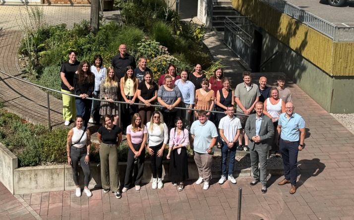 Erfolgreiche Ausbildungsabschlüsse bei der Stadt Sinsheim