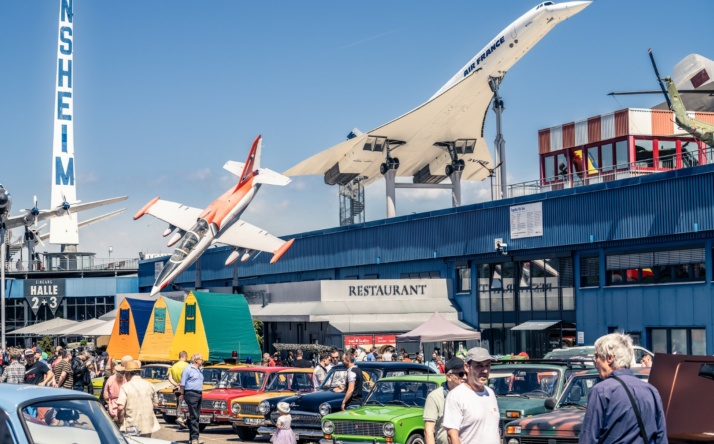 Sinsheimer Erlebnisregion präsentiert sich beim US Car Treffen im Technik Museum