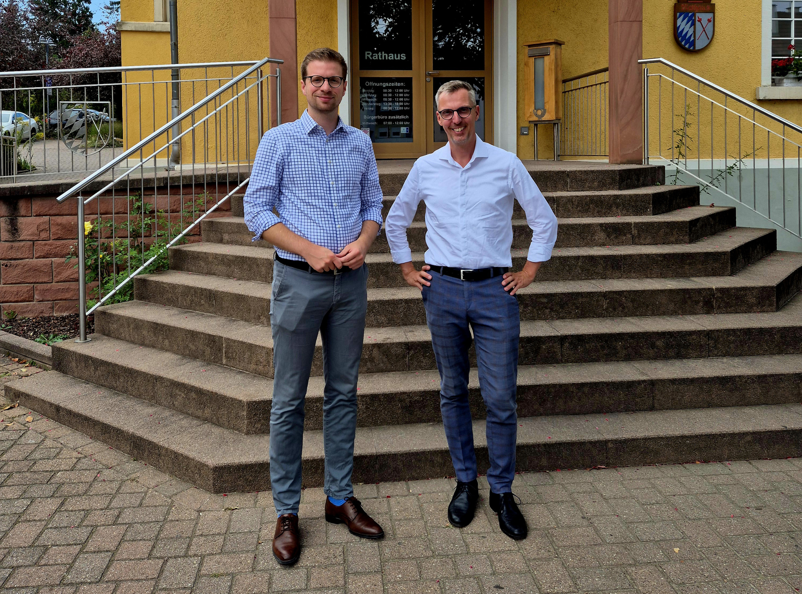 Castellucci_Antrittsbesuch_Bürgermeister Bürkle_Eschelbronn