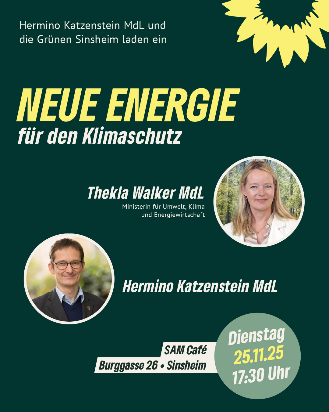 NeueEnergieKlimaschutz_MdL Katzenstein Umweltministerin Thekla Walker