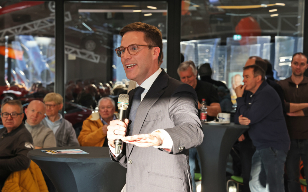 CDU-Spitzenkandidat zu Gast Manuel Hagel im Technik Museum Sinsheim