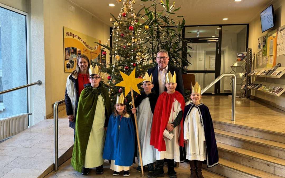 Sternsinger besuchten das Rathaus in Sinsheim