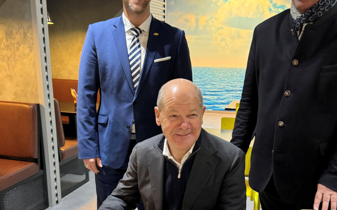 Eintrag in das Goldene Buch der Stadt