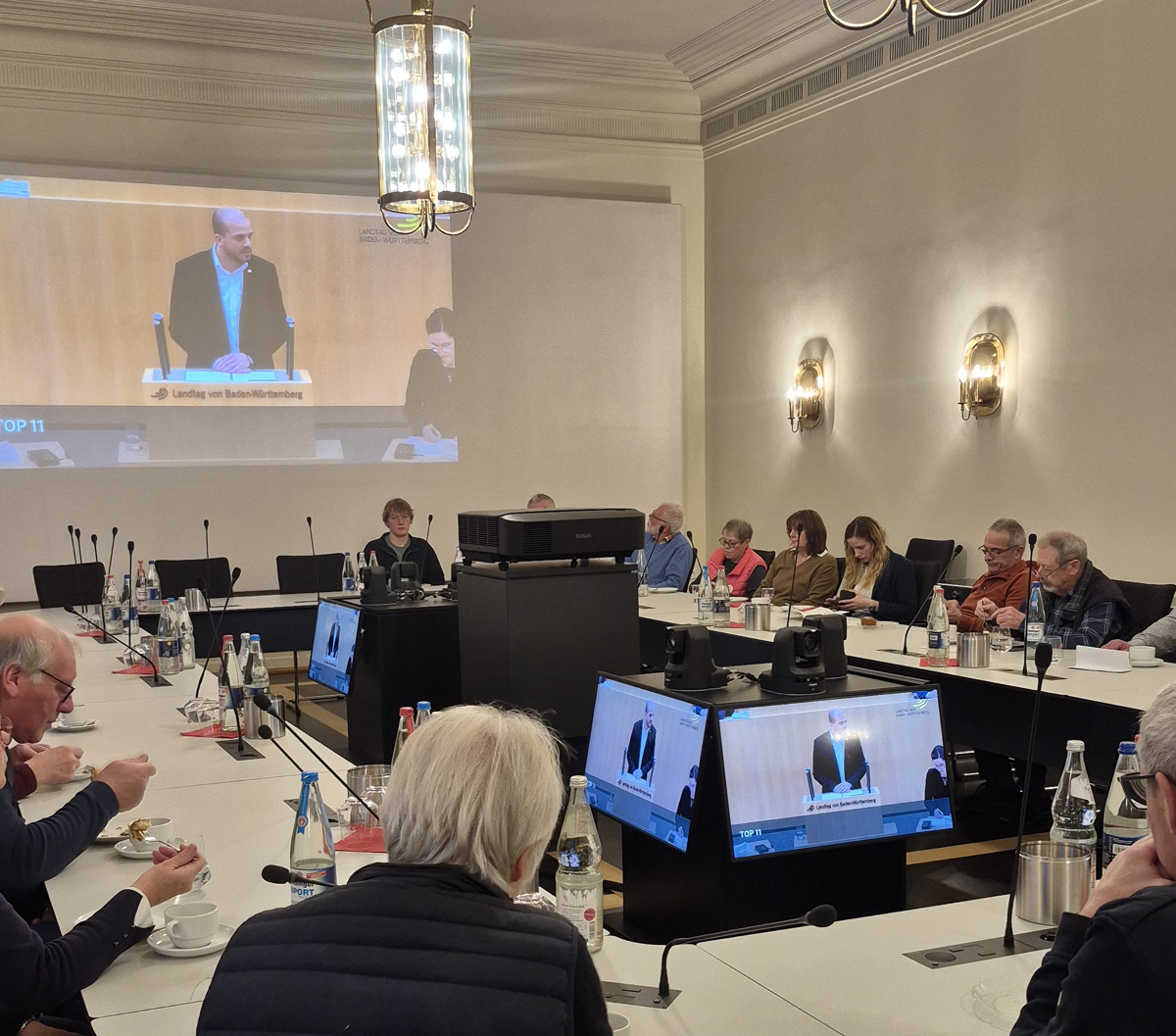 Röderer Live Stream im Anne Frank Saal Jan-Peter Röderer