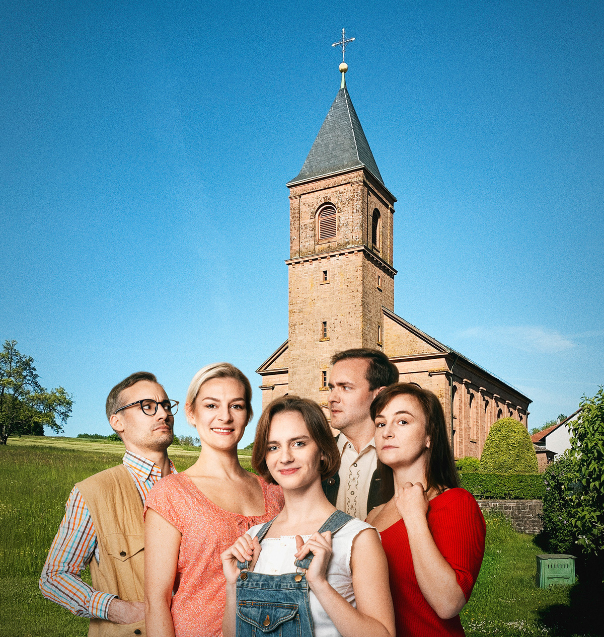 Die Kirche bleibt im Dorf (Foto Manuel Wagner) Badische Landesbühne