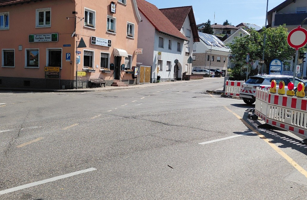 Bild Vollsperrung Steinsfurter