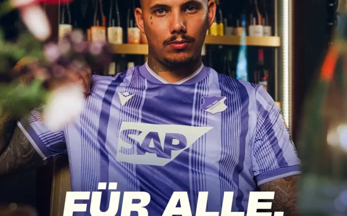 TSG präsentiert Ausweichtrikot in Flieder und Sand